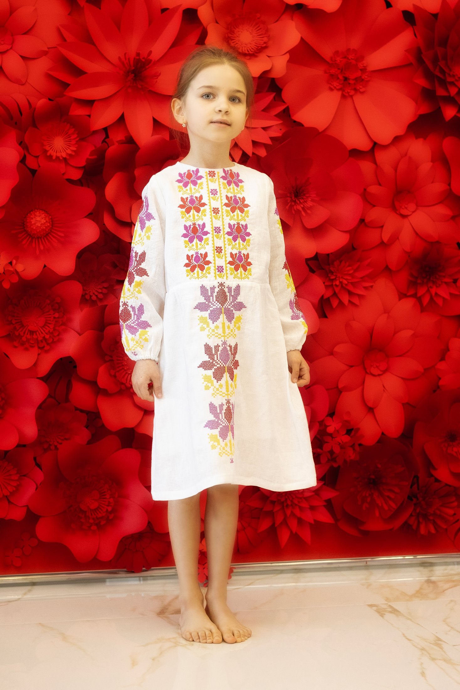 Detské šaty Zámutovské kvety