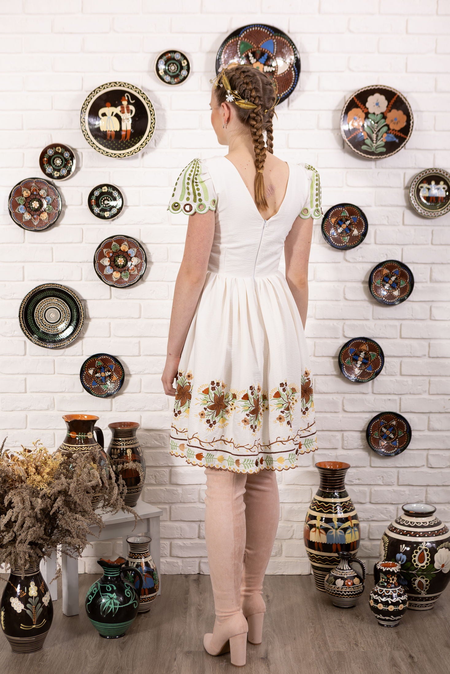 Krešové šaty Pozdišovská karička