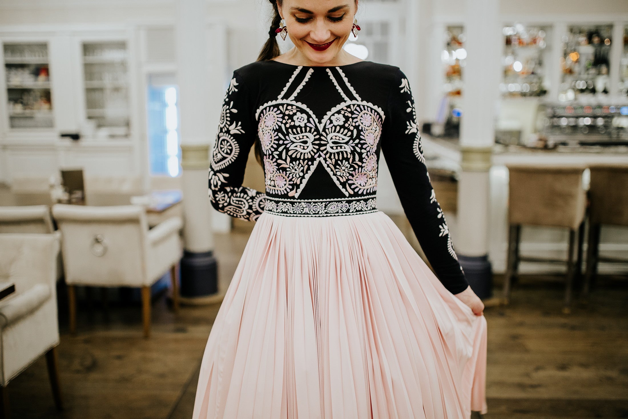 Plisované šaty Slavianka