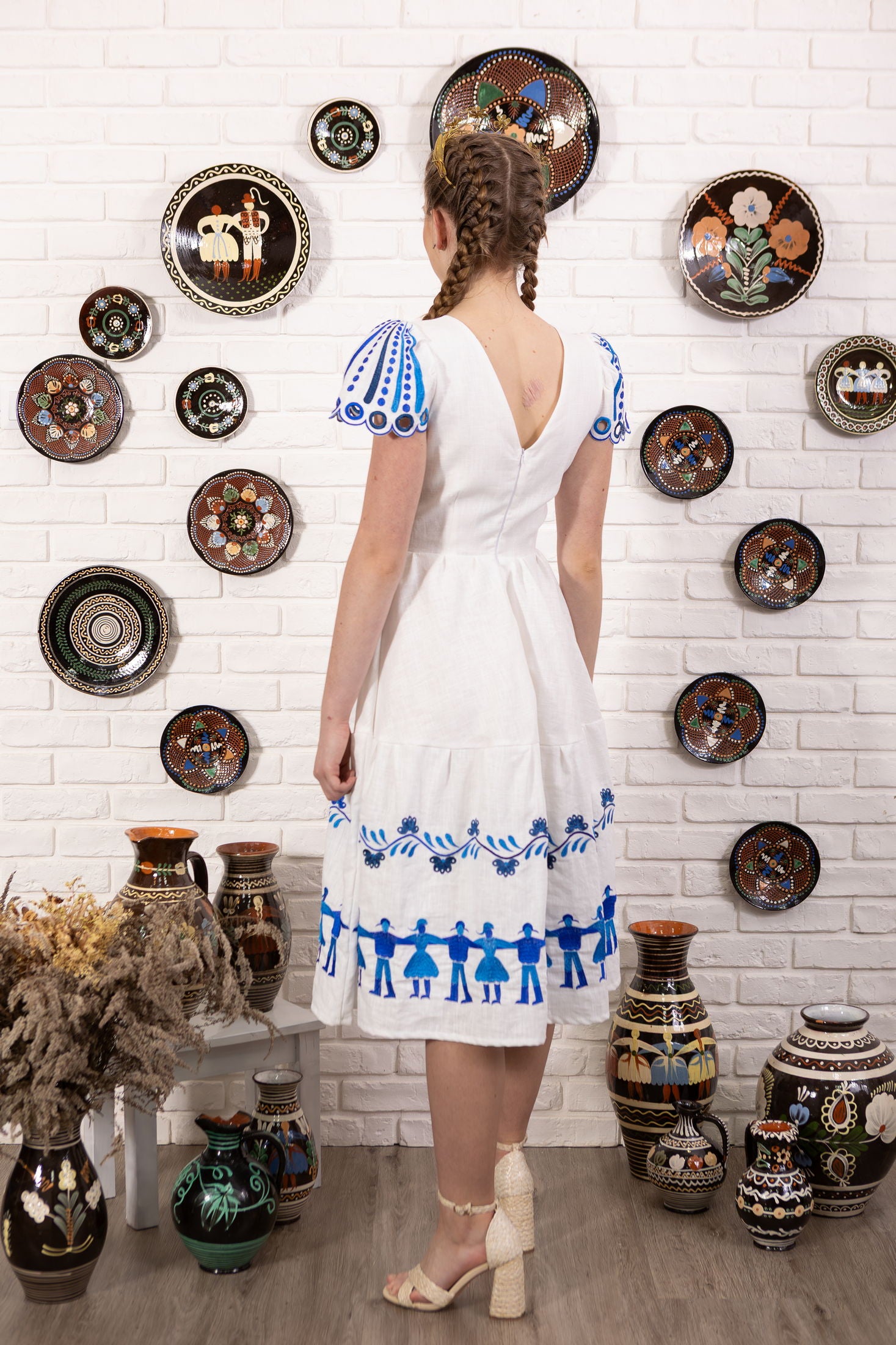 Vyšívané šaty Pozdišovská karička