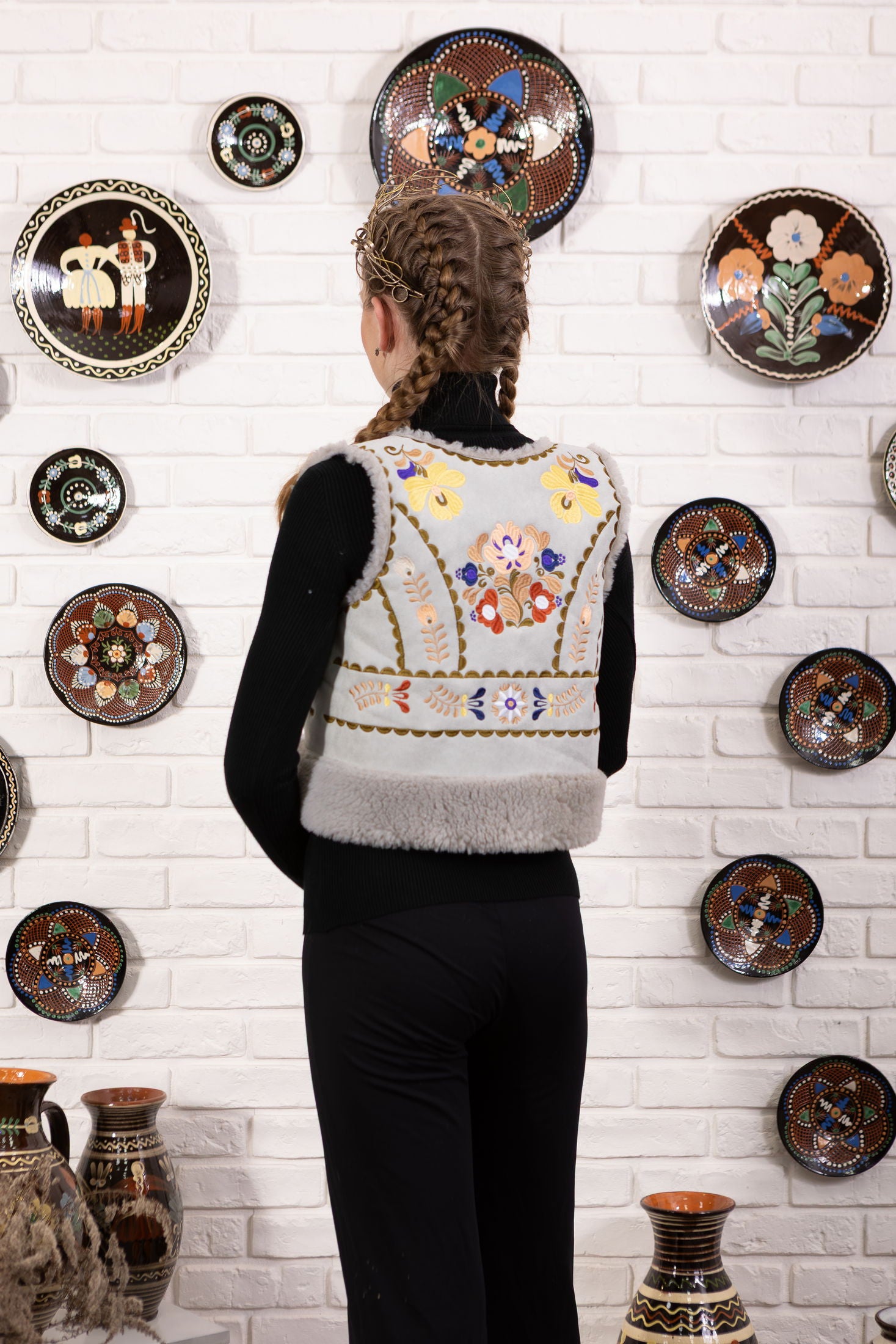 Vyšívaná vesta Pozdišovská karička