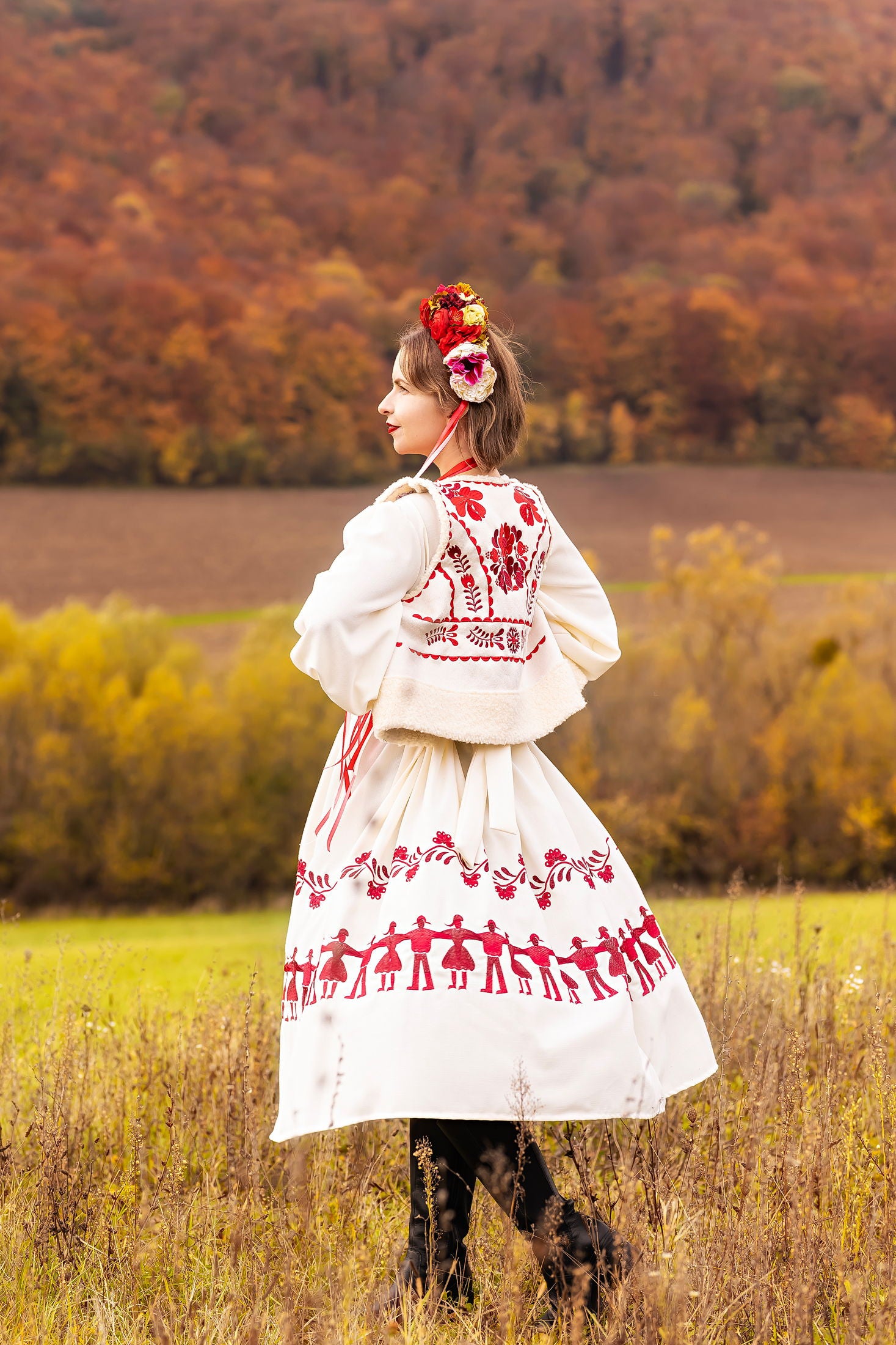 Vanilkové šaty Pozdišovská karička