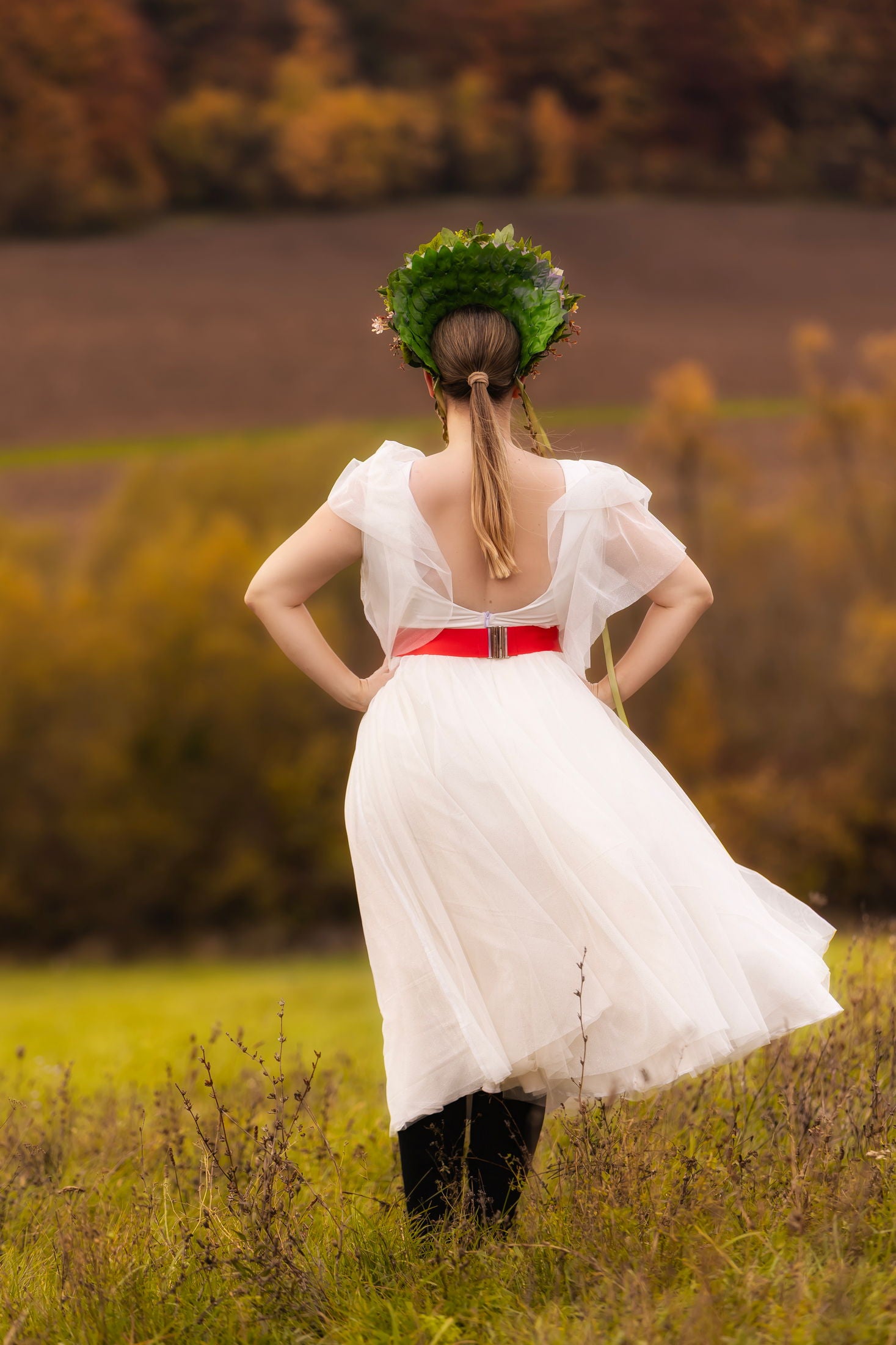 Tylové šaty Pozdišovská karička