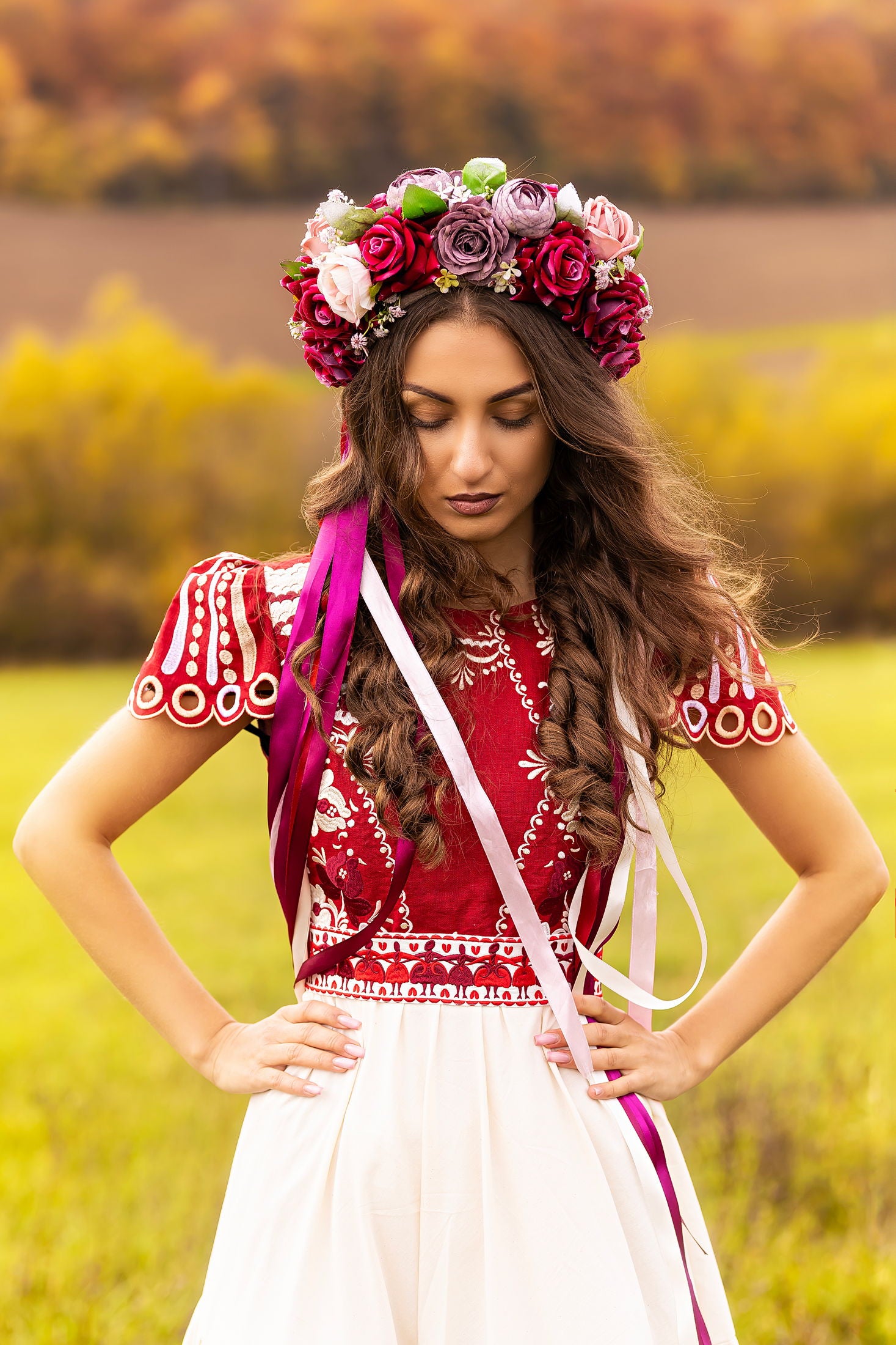 Vyšívané šaty Pozdišovská karička