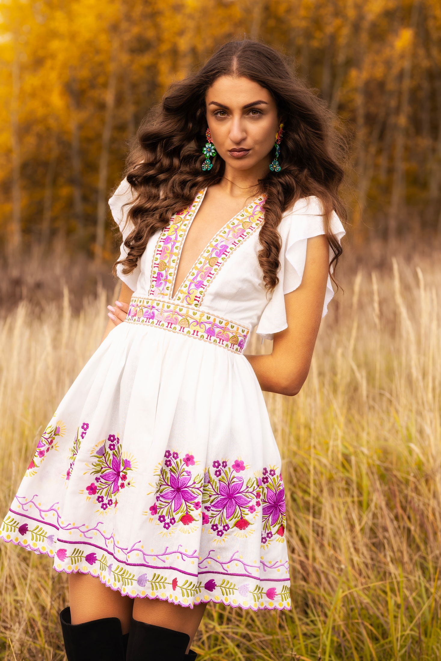 Vyšívané šaty Pozdišovská karička