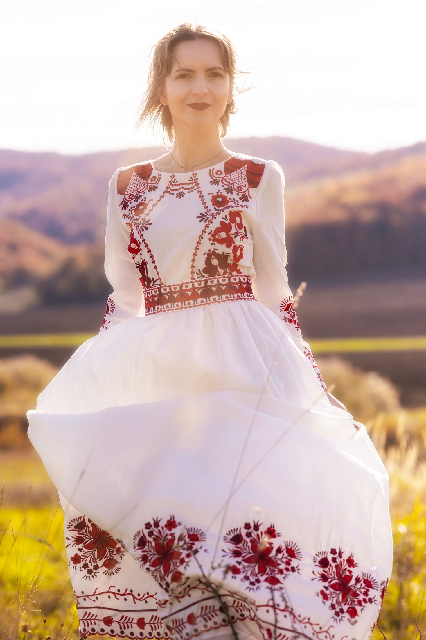 Vyšívané šaty Pozdišovská karička