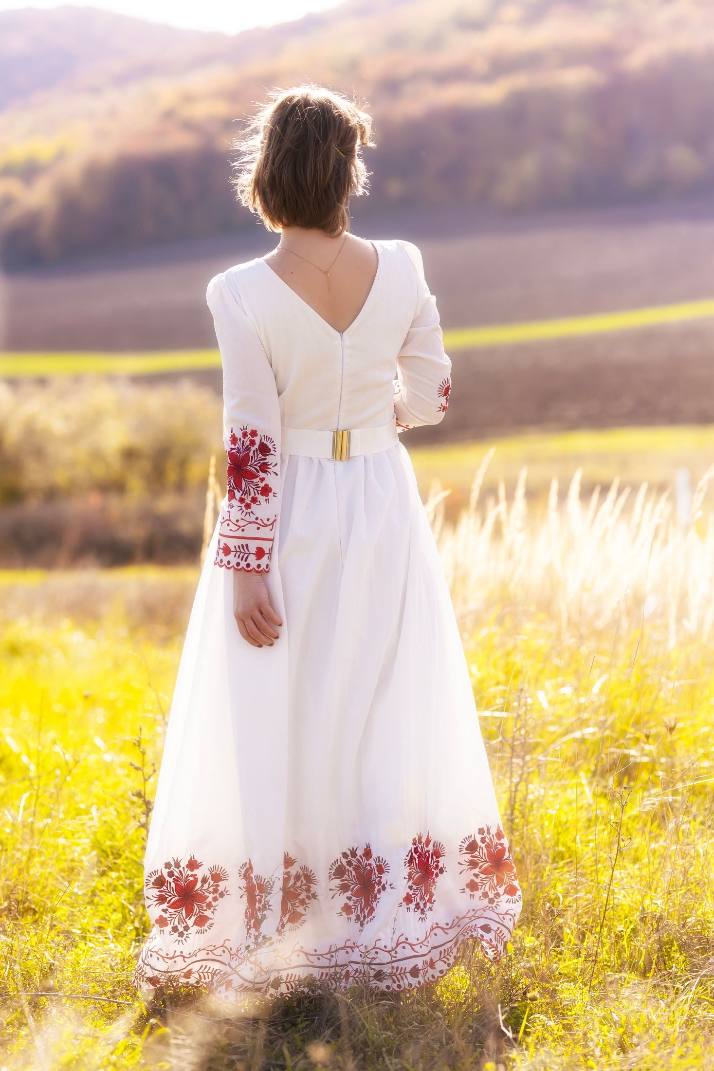 Vyšívané šaty Pozdišovská karička