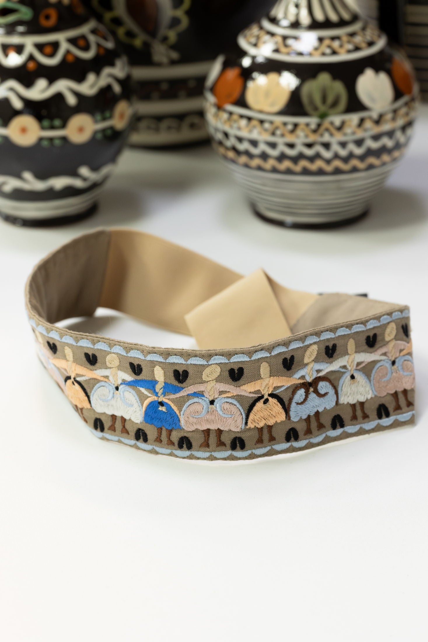 Vyšívané opasky Pozdišovská karička