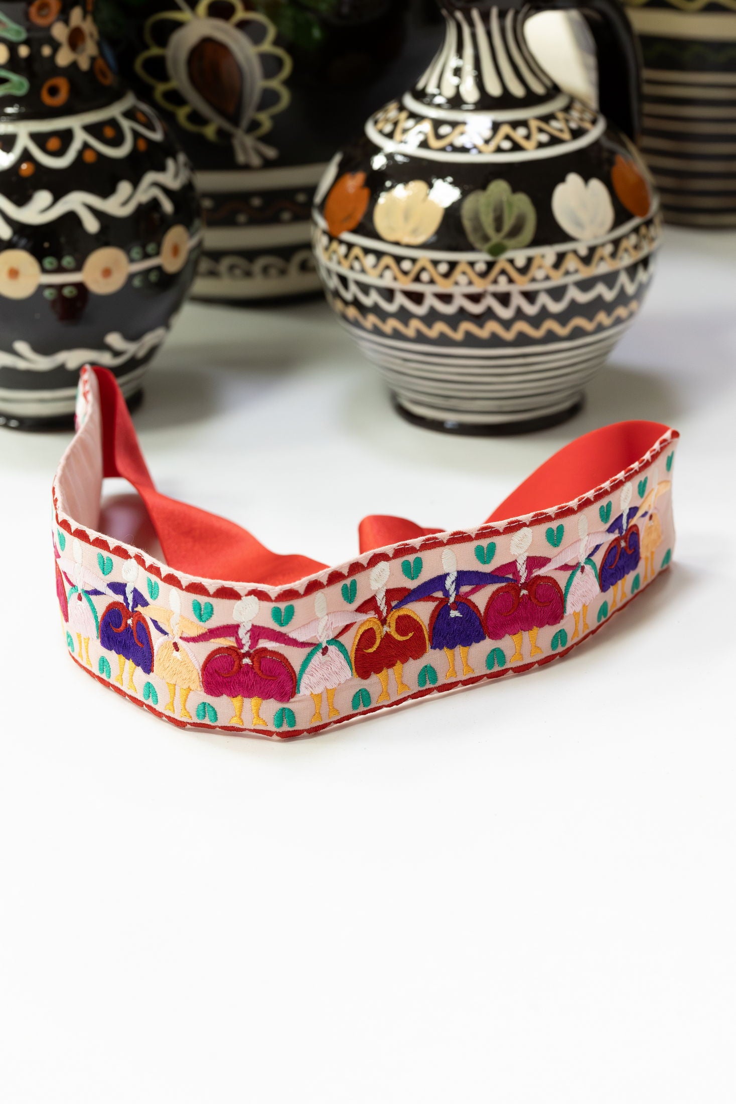 Vyšívané opasky Pozdišovská karička