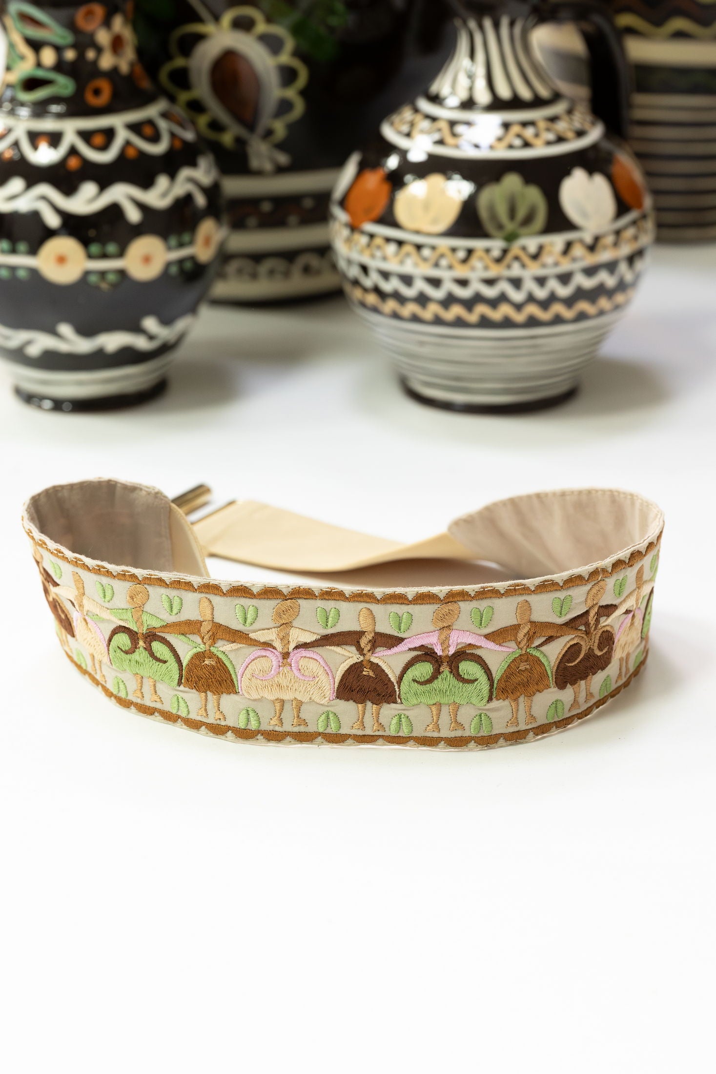 Vyšívané opasky Pozdišovská karička