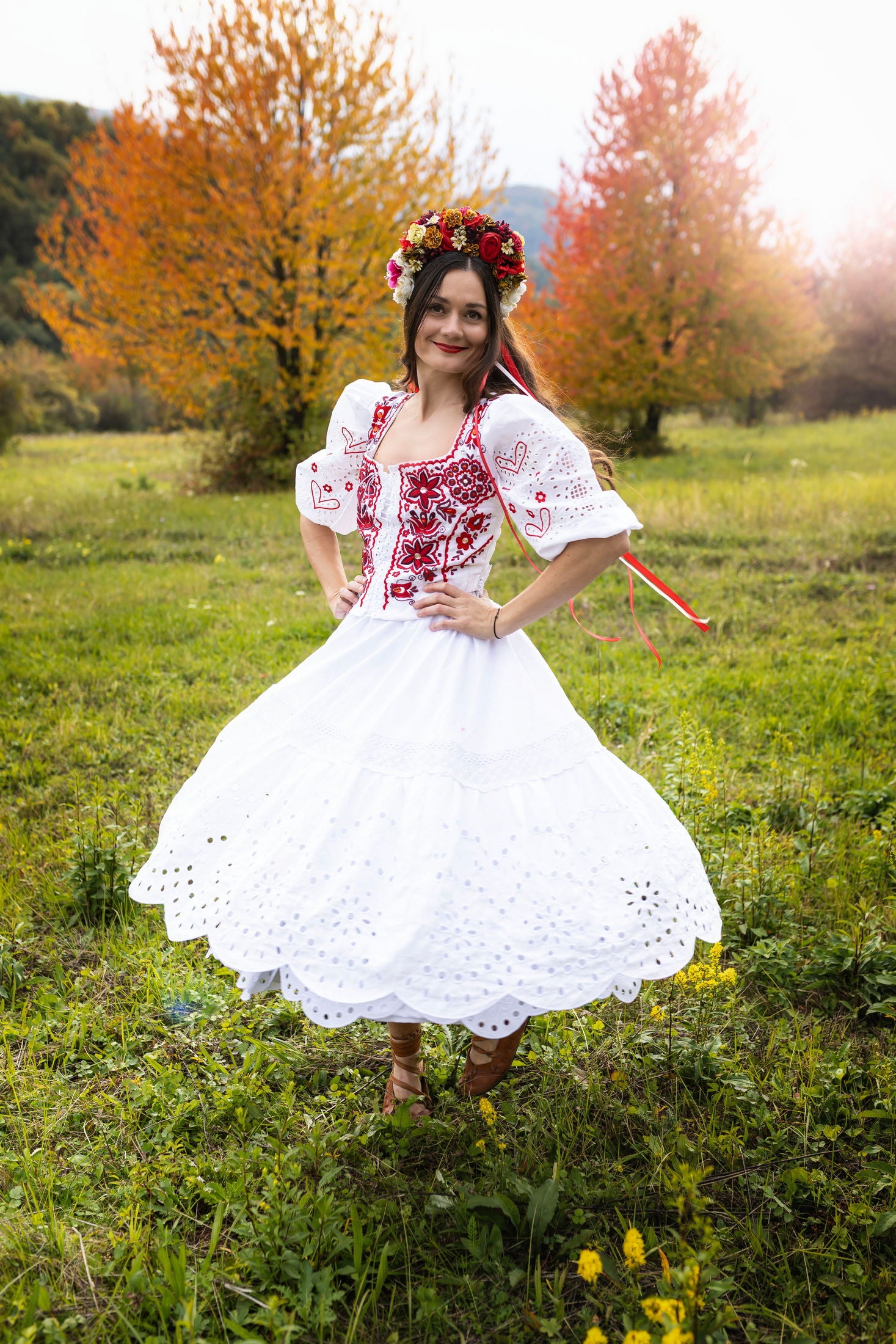 Ručne vyšívaná vesta Ábelová