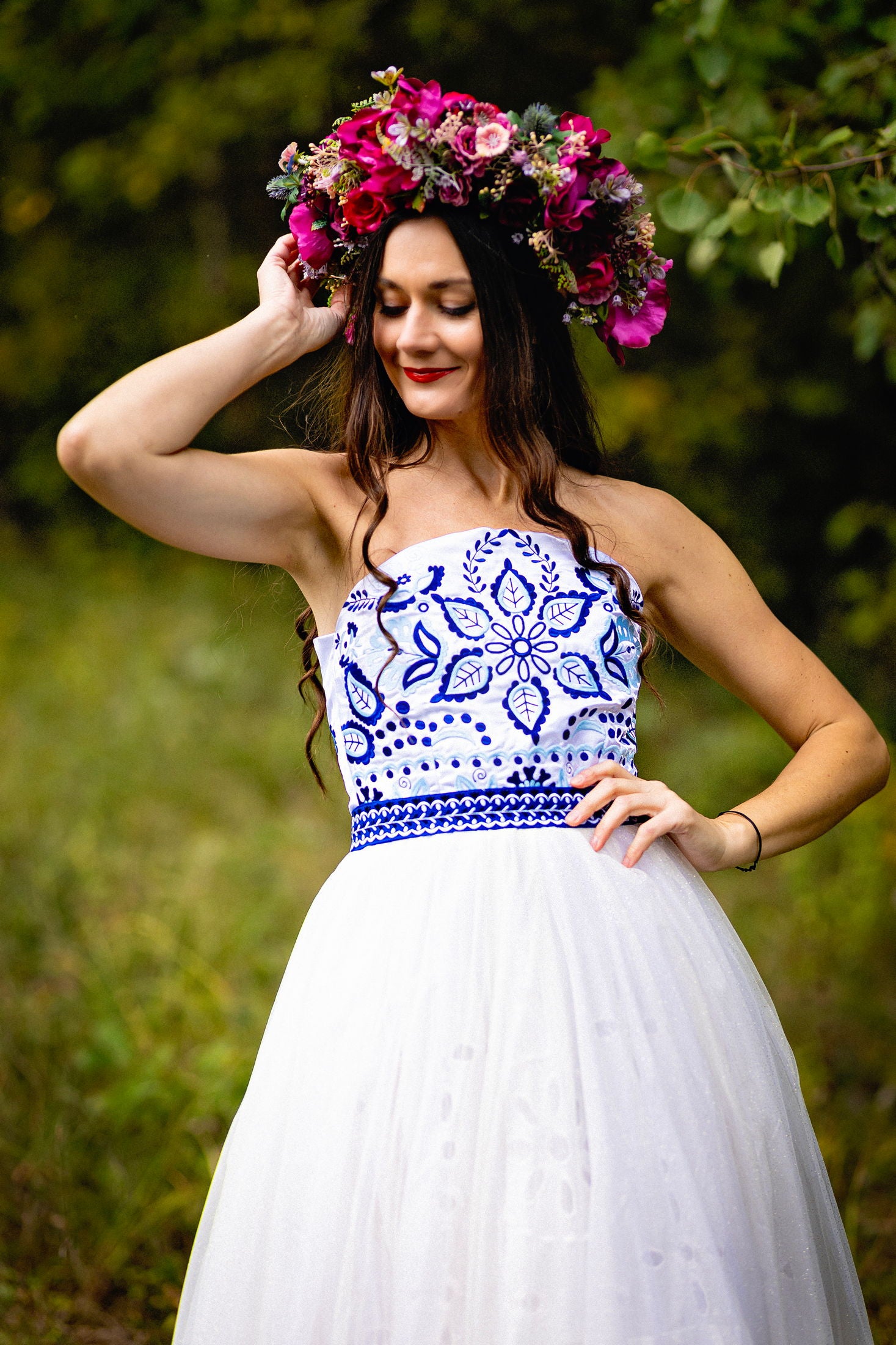 Vyšívané šaty Očovianka