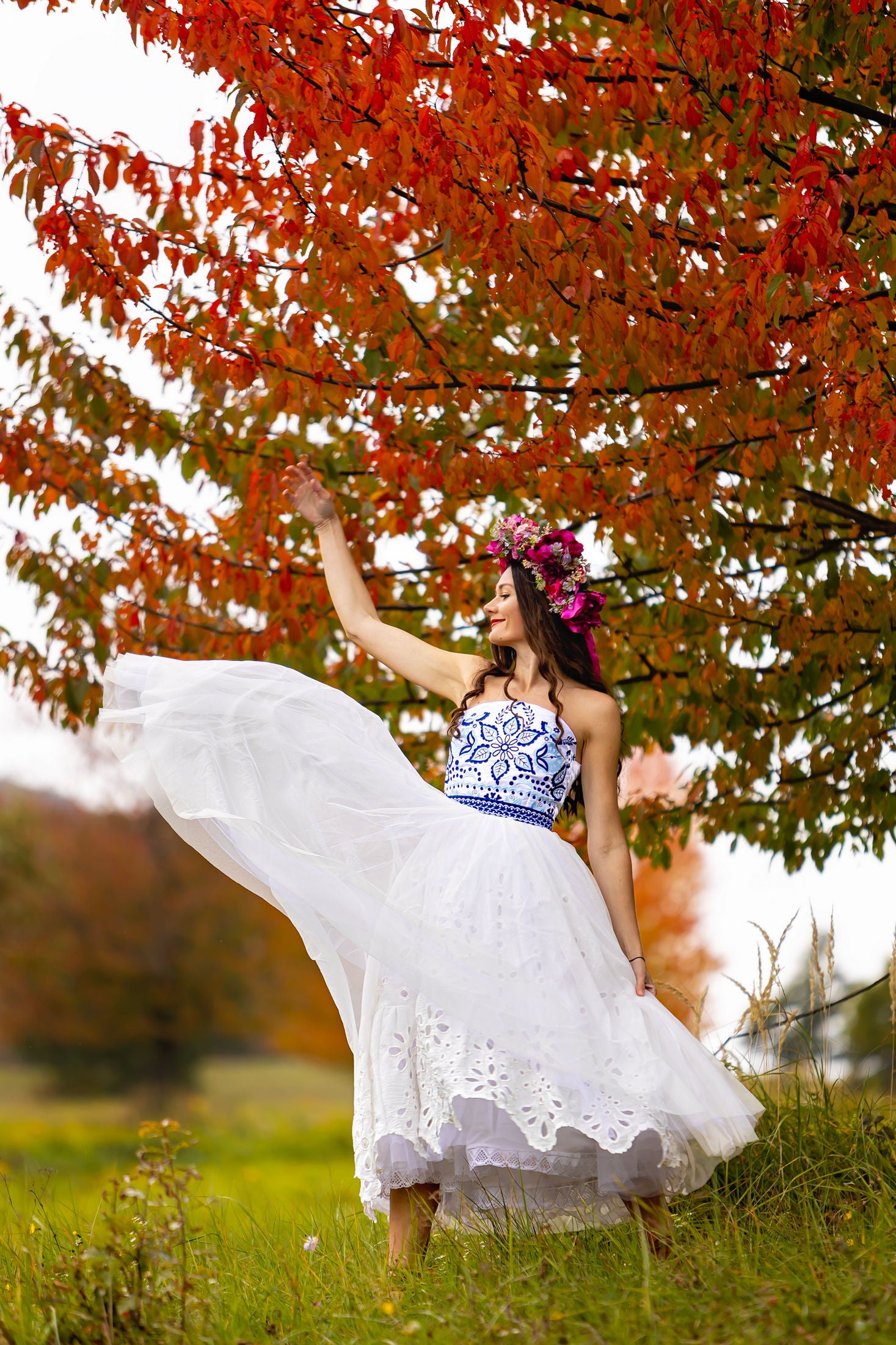 Vyšívané šaty Očovianka