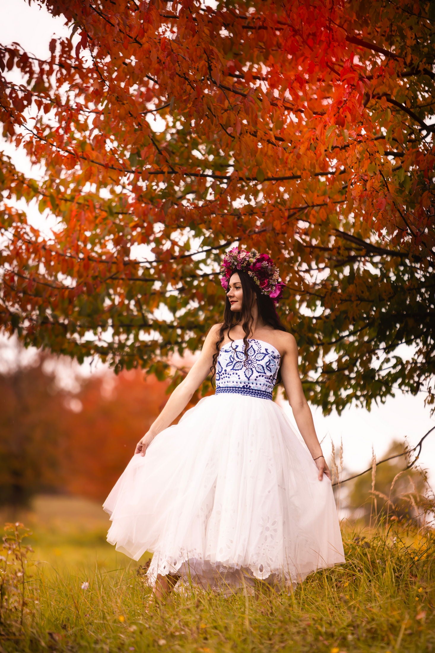 Vyšívané šaty Očovianka