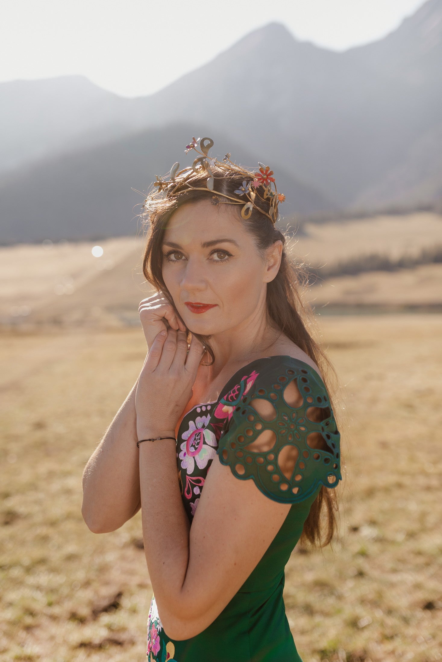 Zelené šaty Poľana