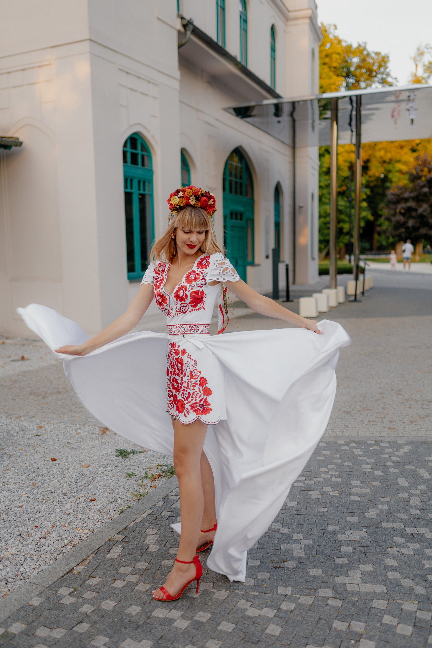 Biele šaty Poľana
