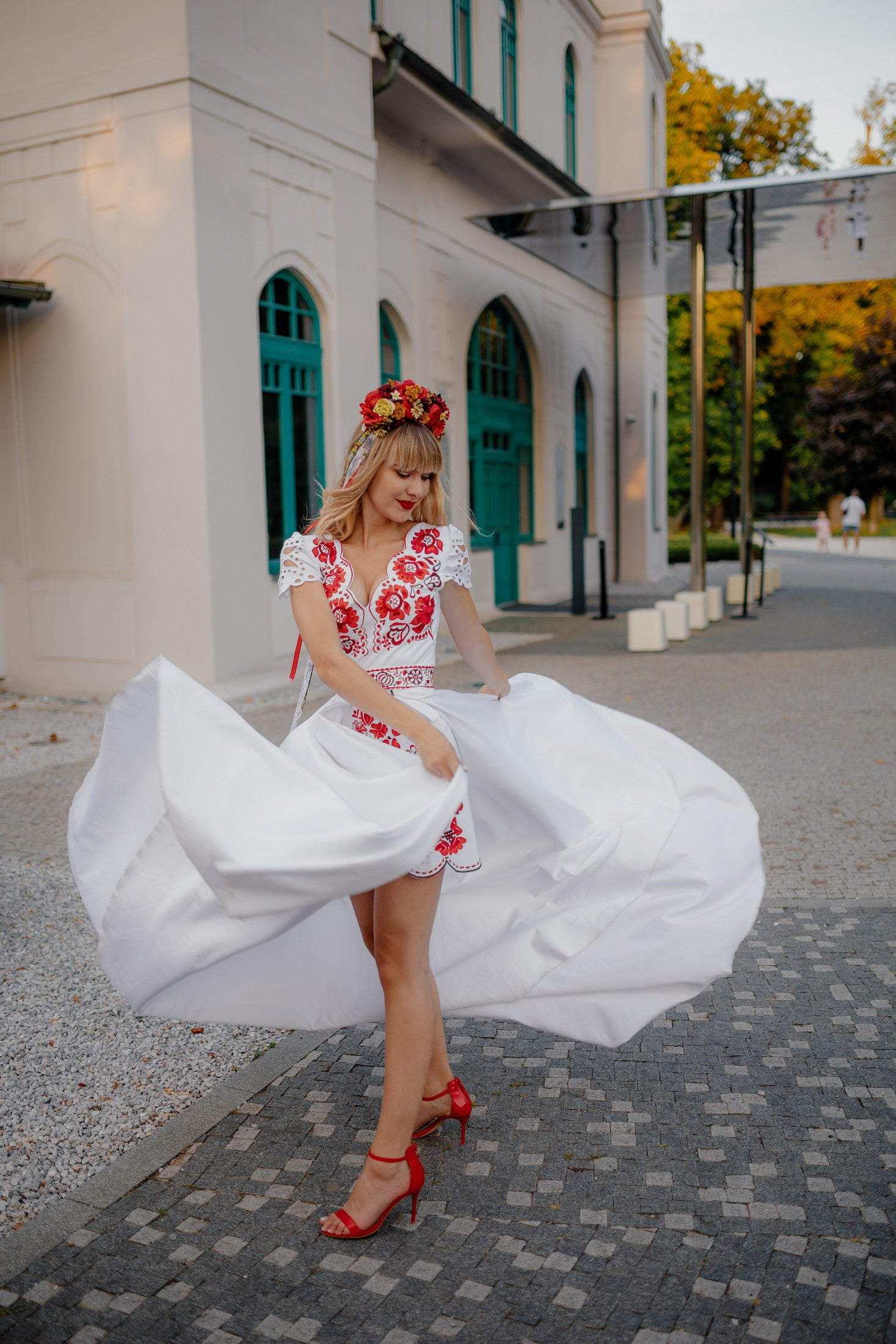 Biele šaty Poľana