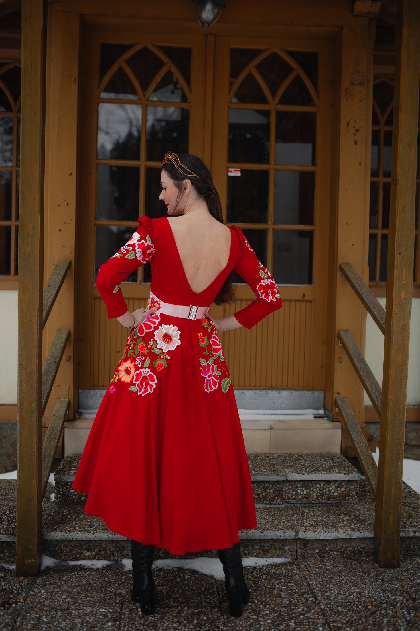 Vyšívaný opasok Hrochoťské opasky