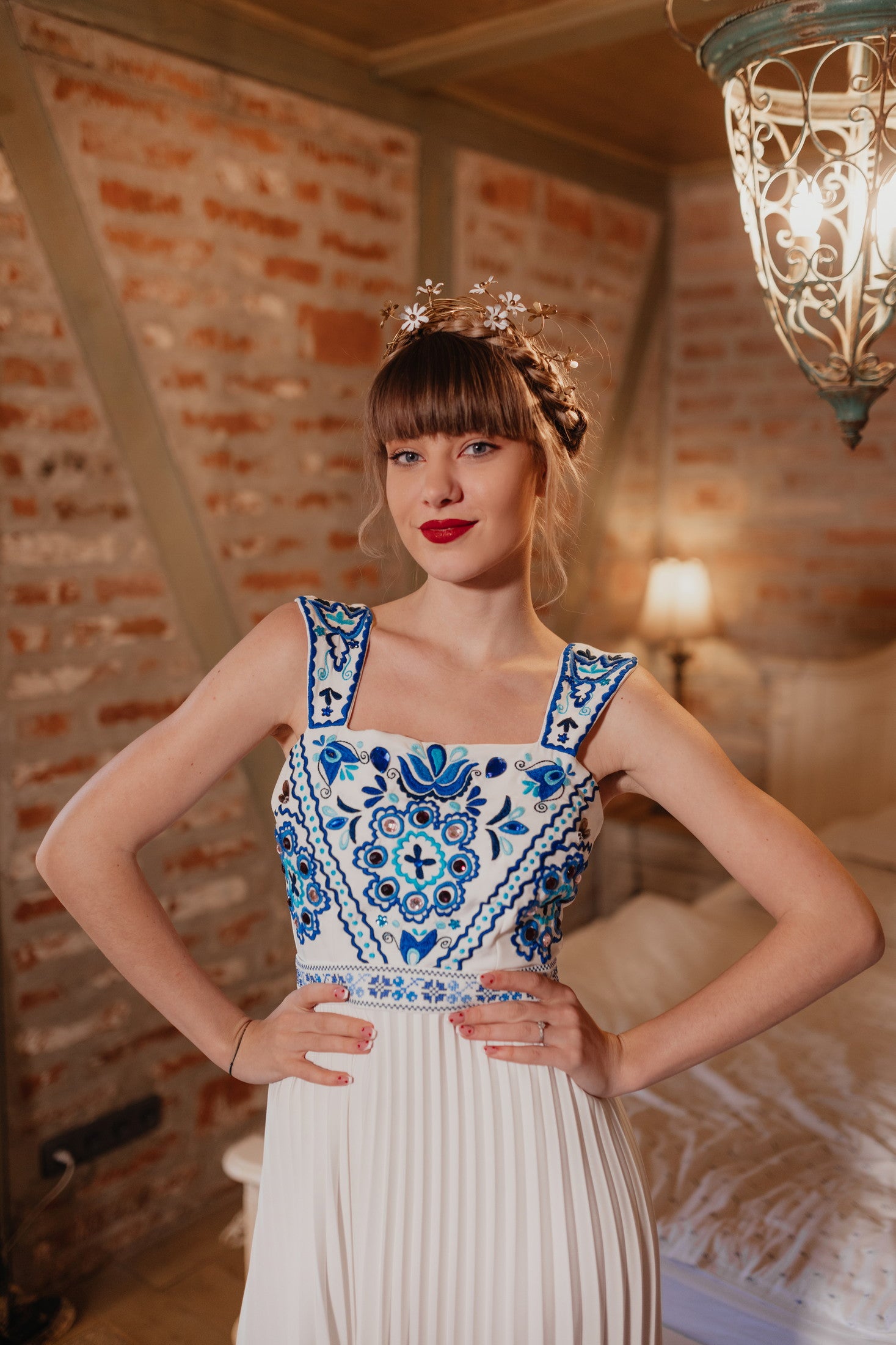 Plisované šaty Ábelová