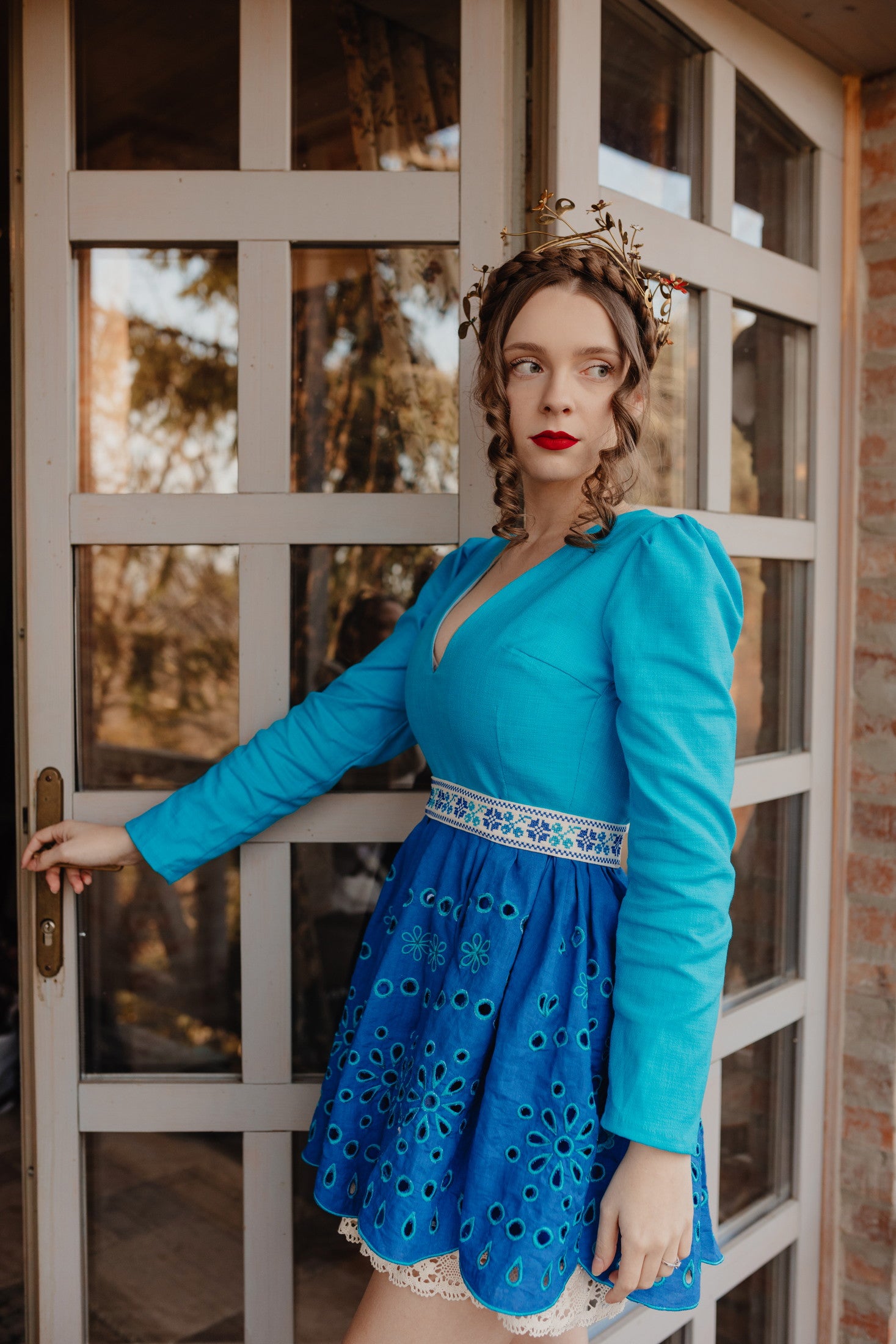 Madeirové šaty Ábelová