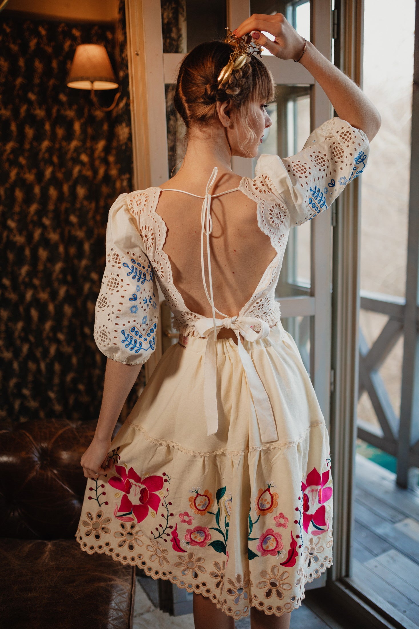 Madeirový crop top Ábelová