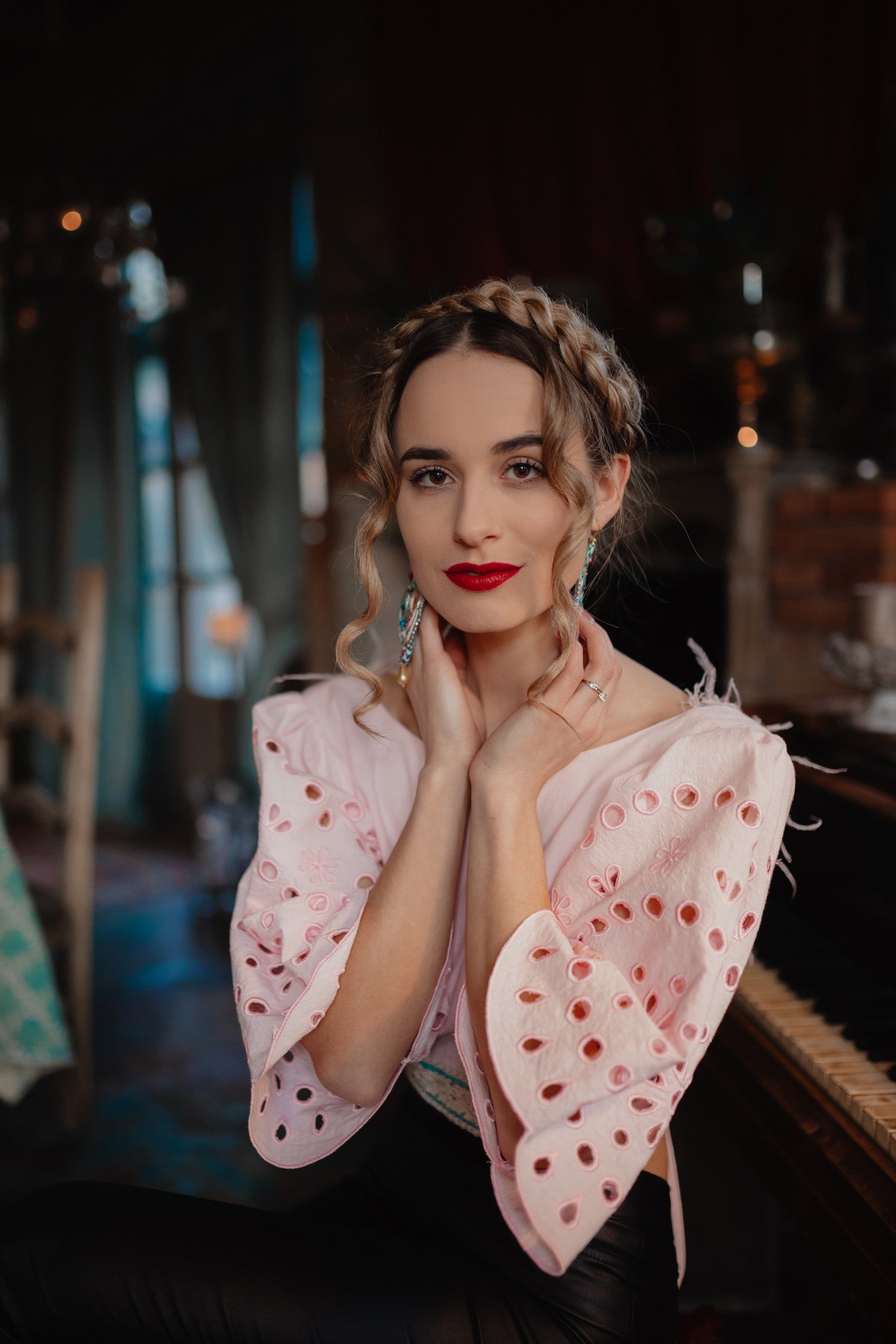 Madeirový crop top Ábelová