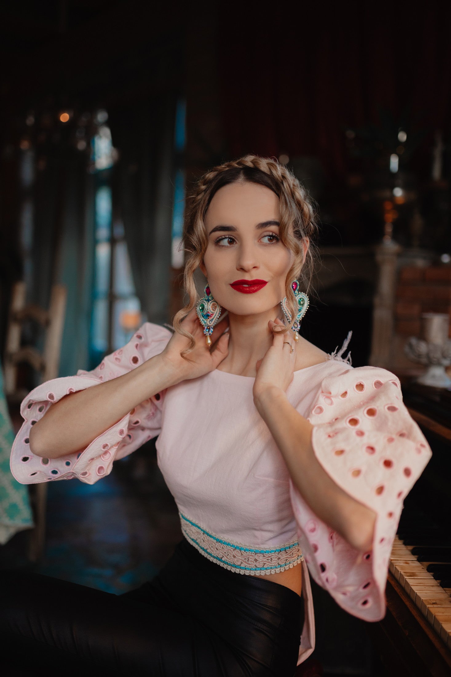 Madeirový crop top Ábelová
