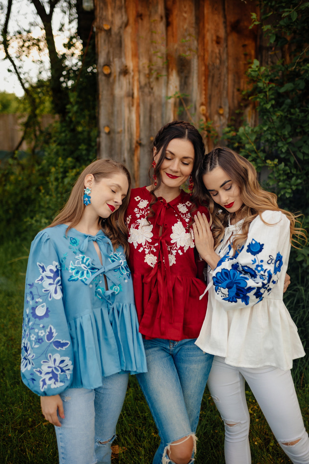 Ľanová košeľa Kvety Senohradu