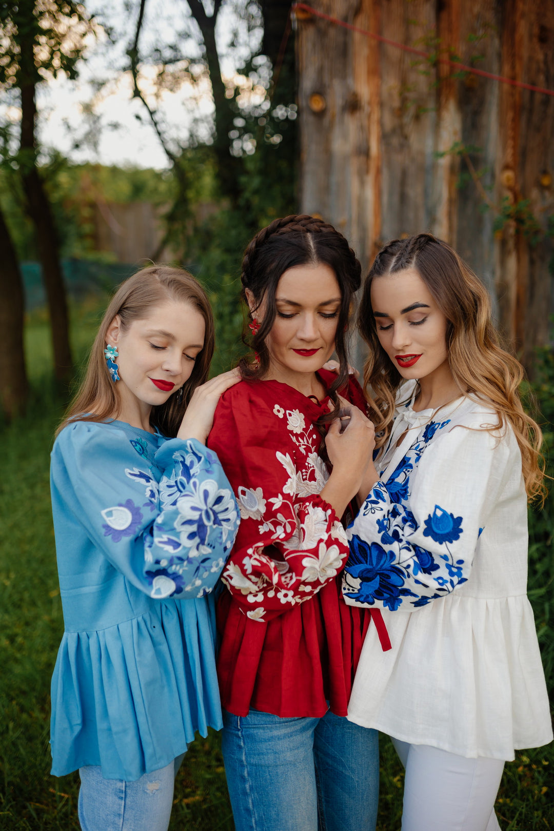 Ľanová košeľa Kvety Senohradu