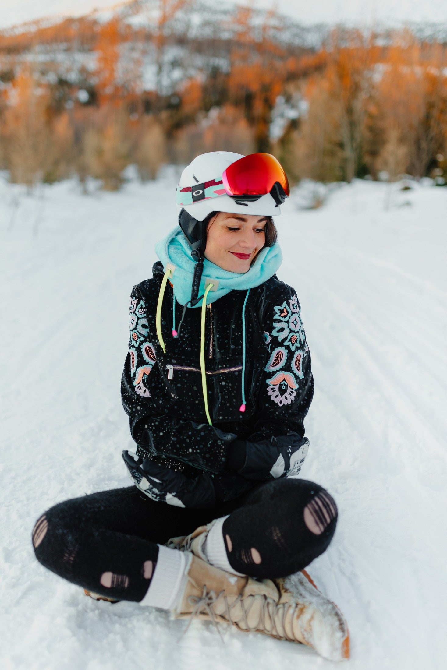 Vyšívaná kapucňa Slavianka