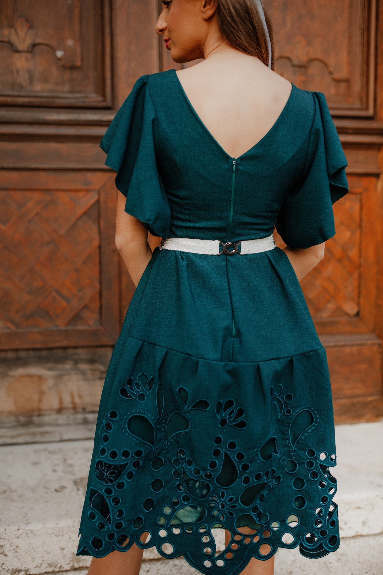 Zelené madeirové šaty Poľana