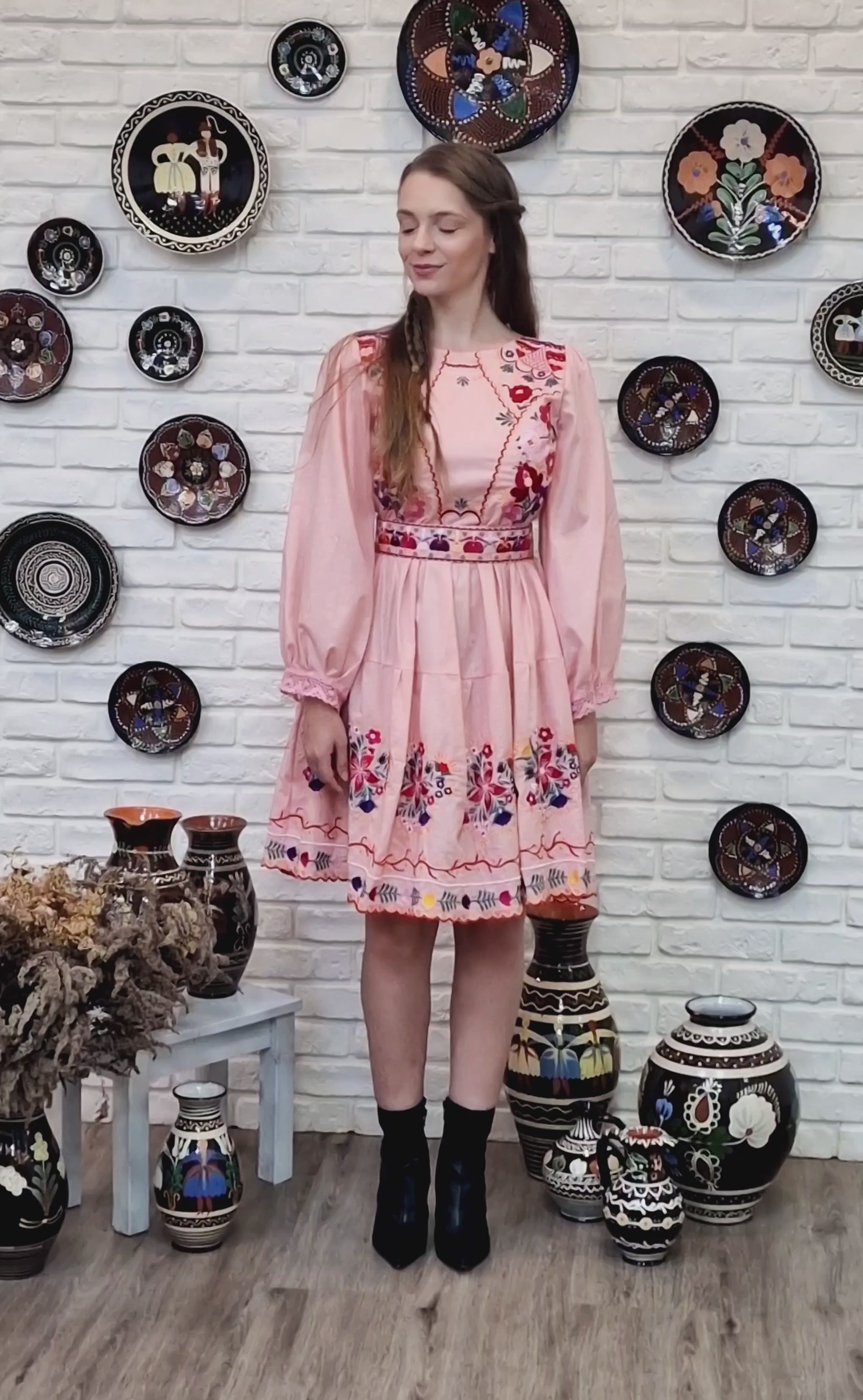 Ružové šaty Pozdišovská karička