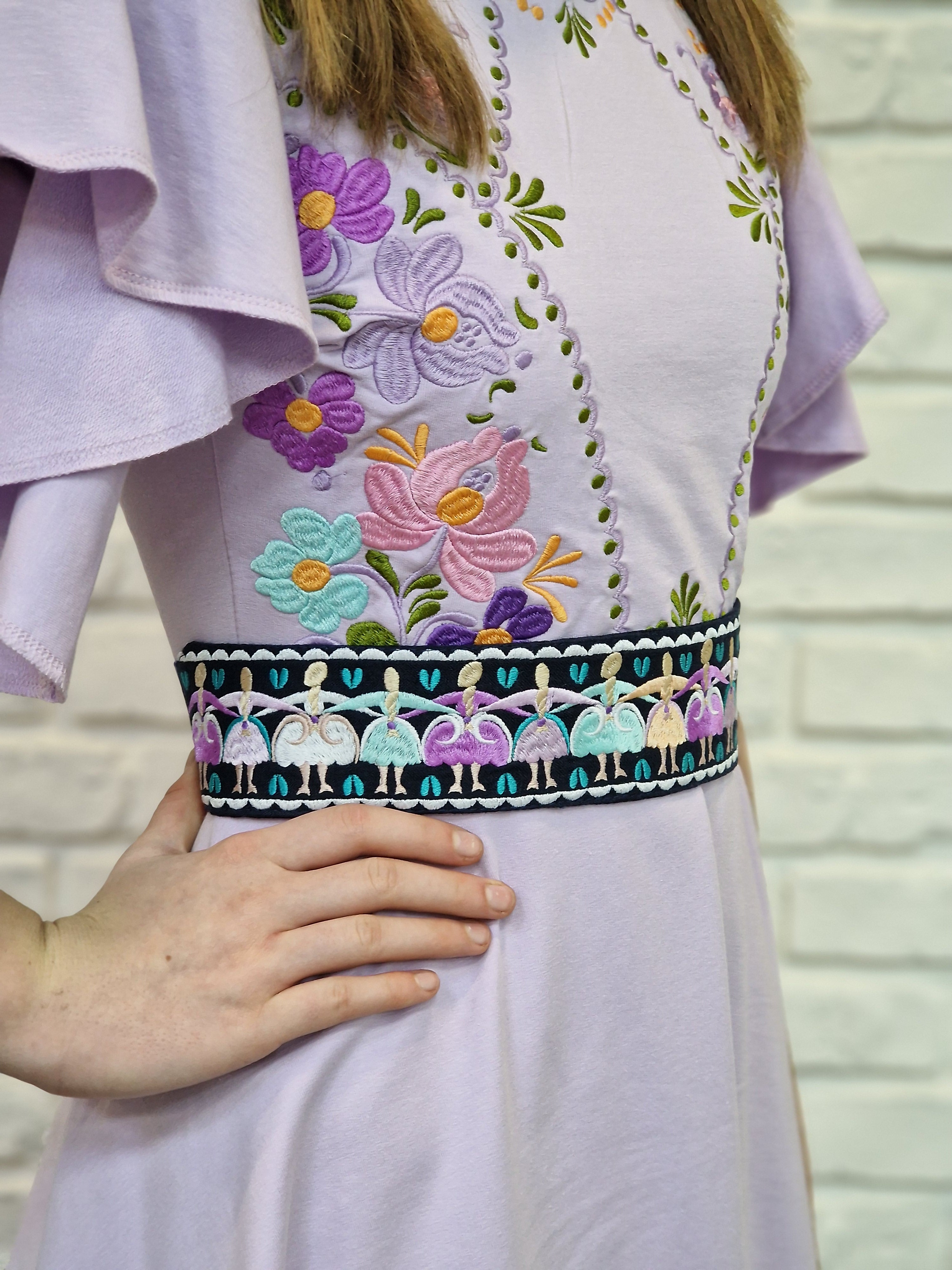 Vyšívané opasky Pozdišovská karička