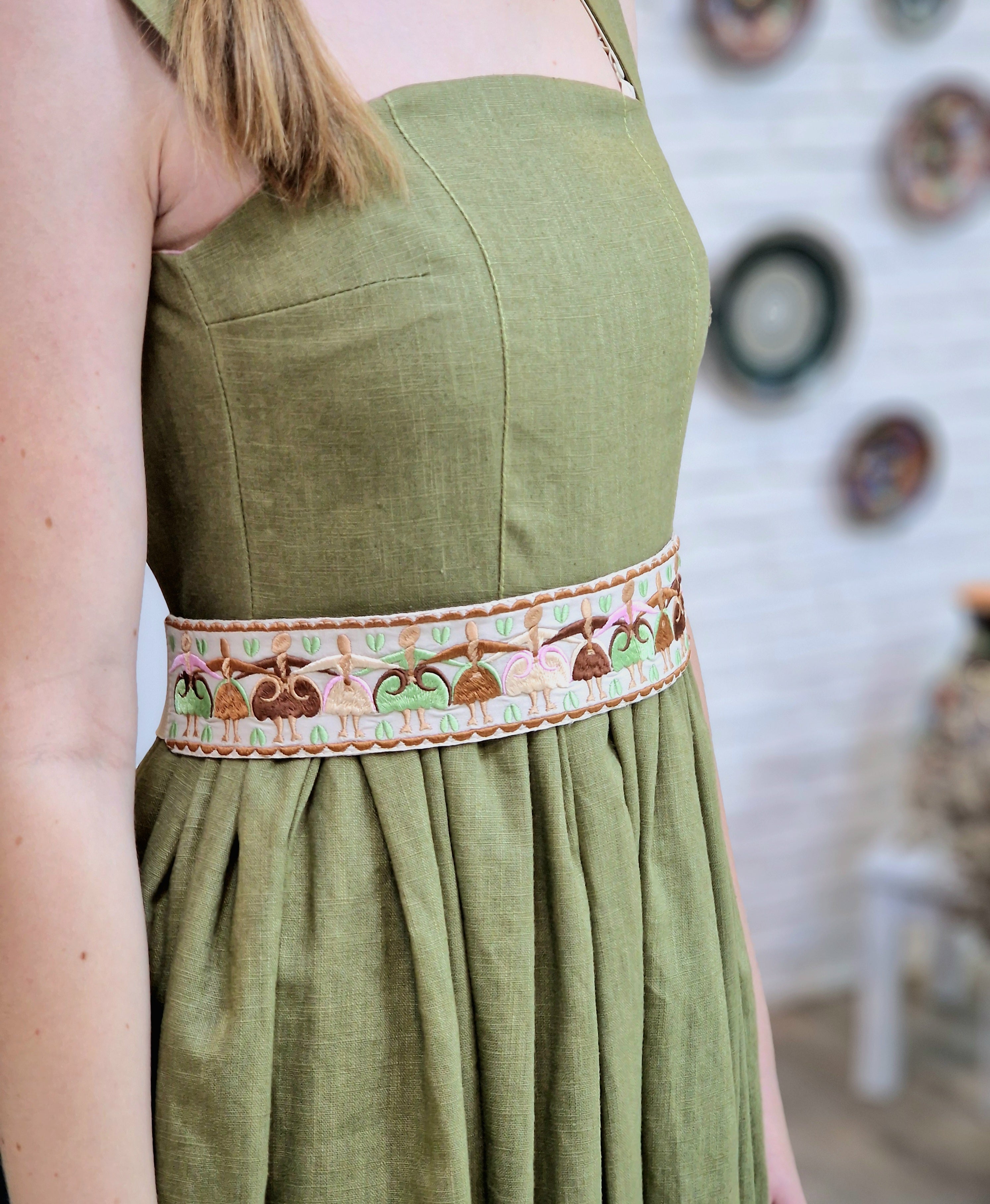 Vyšívané opasky Pozdišovská karička