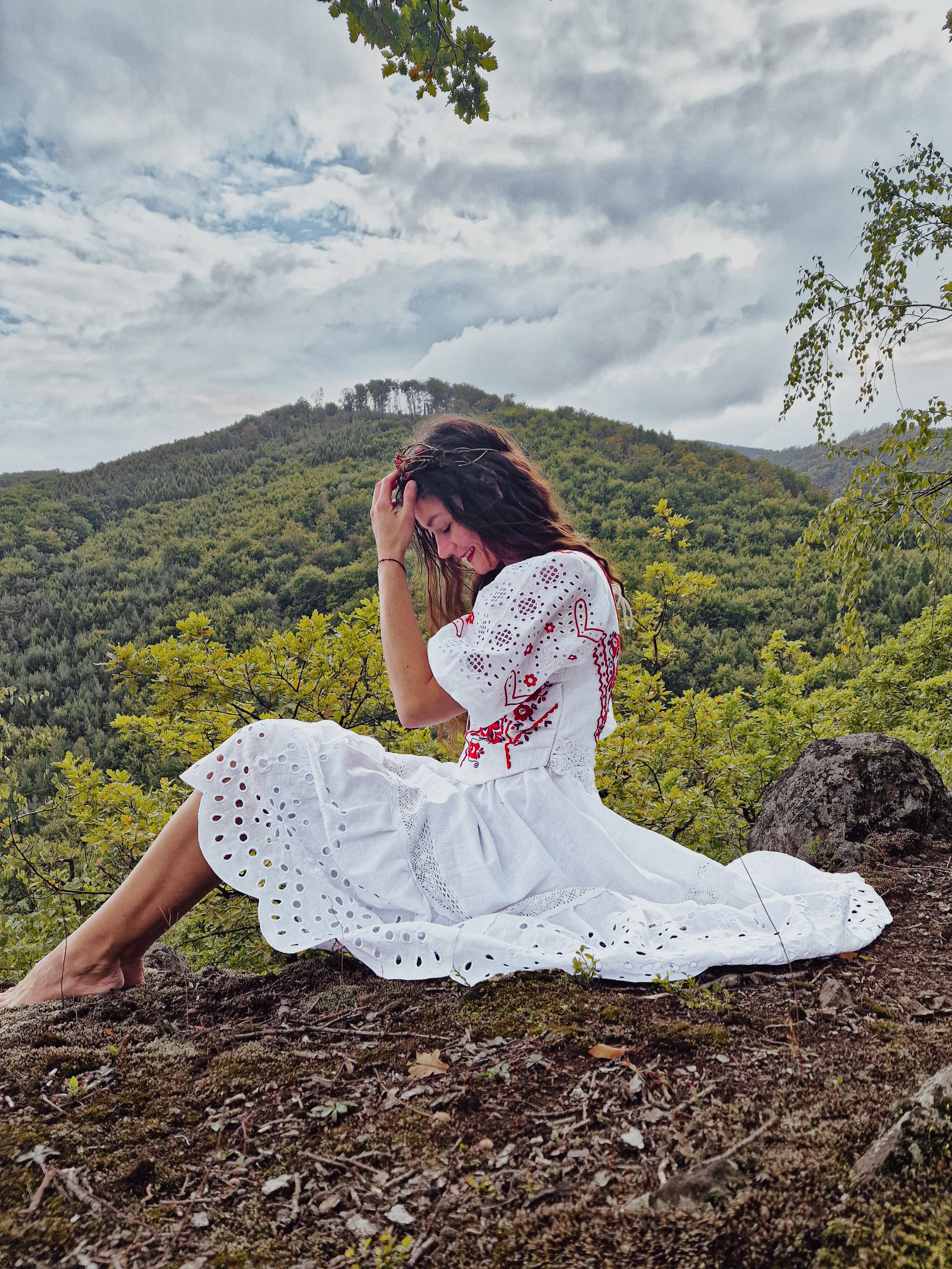 Madeirové šaty Ábelová