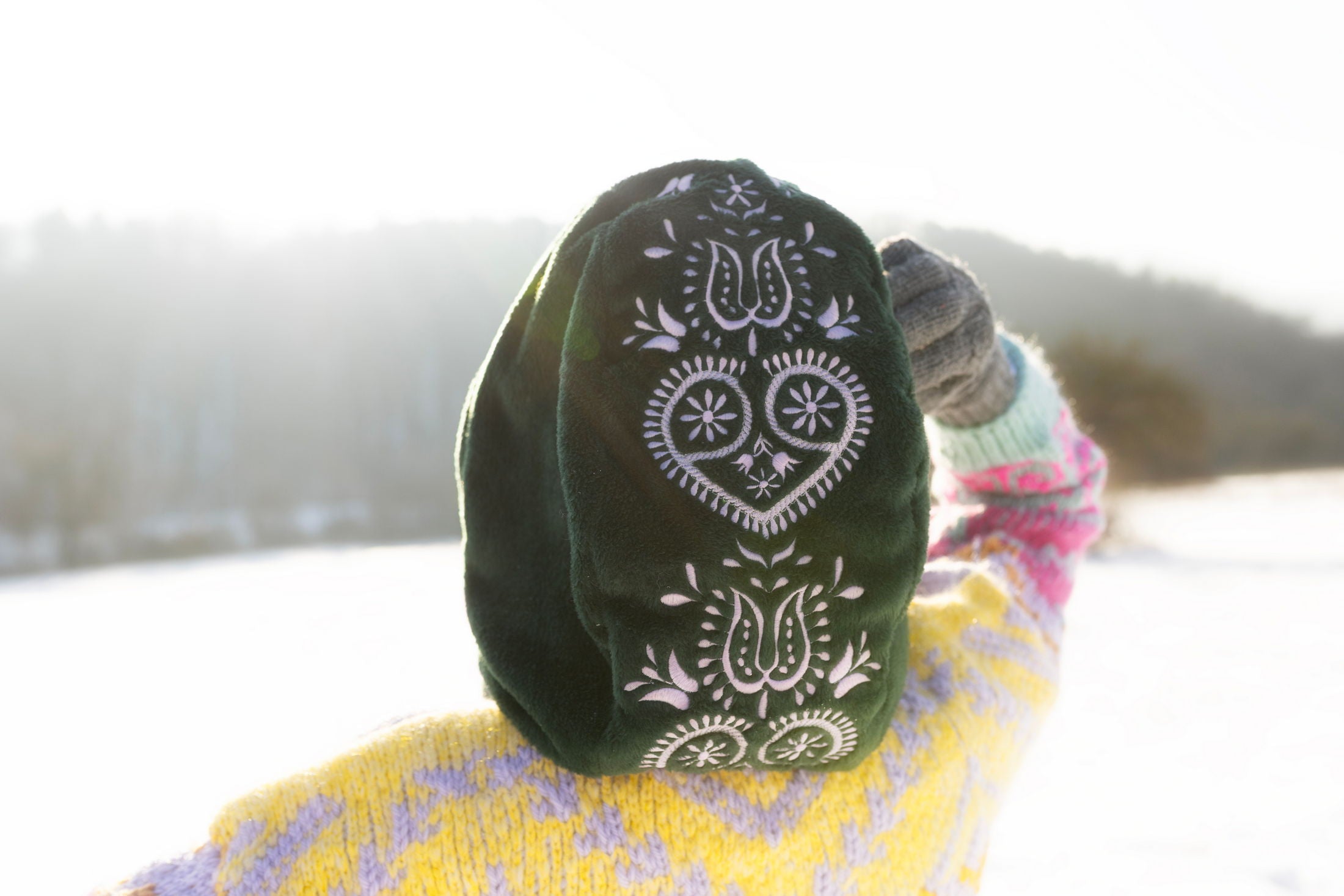 Vyšívaná kapucňa Slavianka