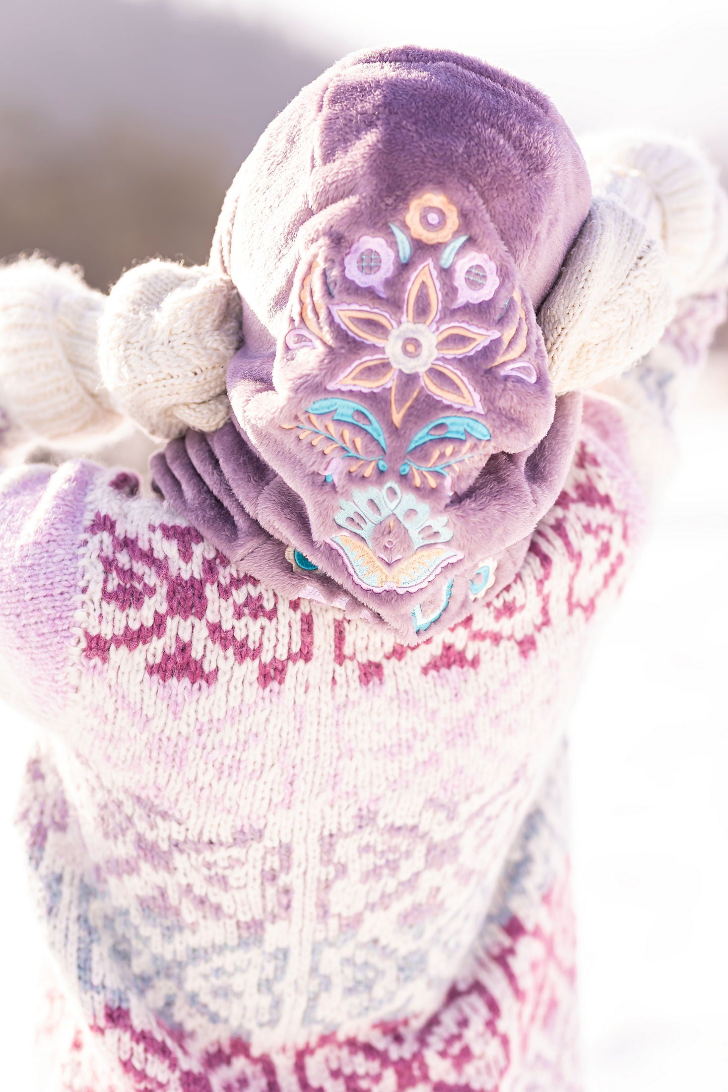 Vyšívaná kapucňa Slavianka