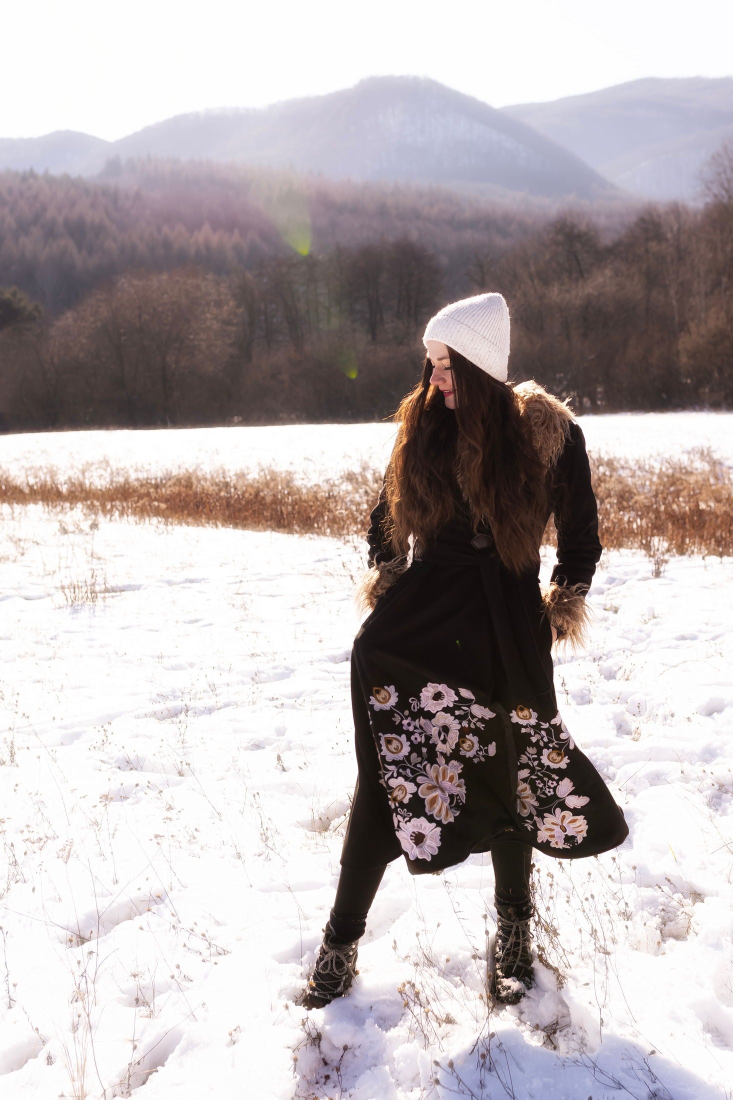 Čierny kabát Kvety Senohradu