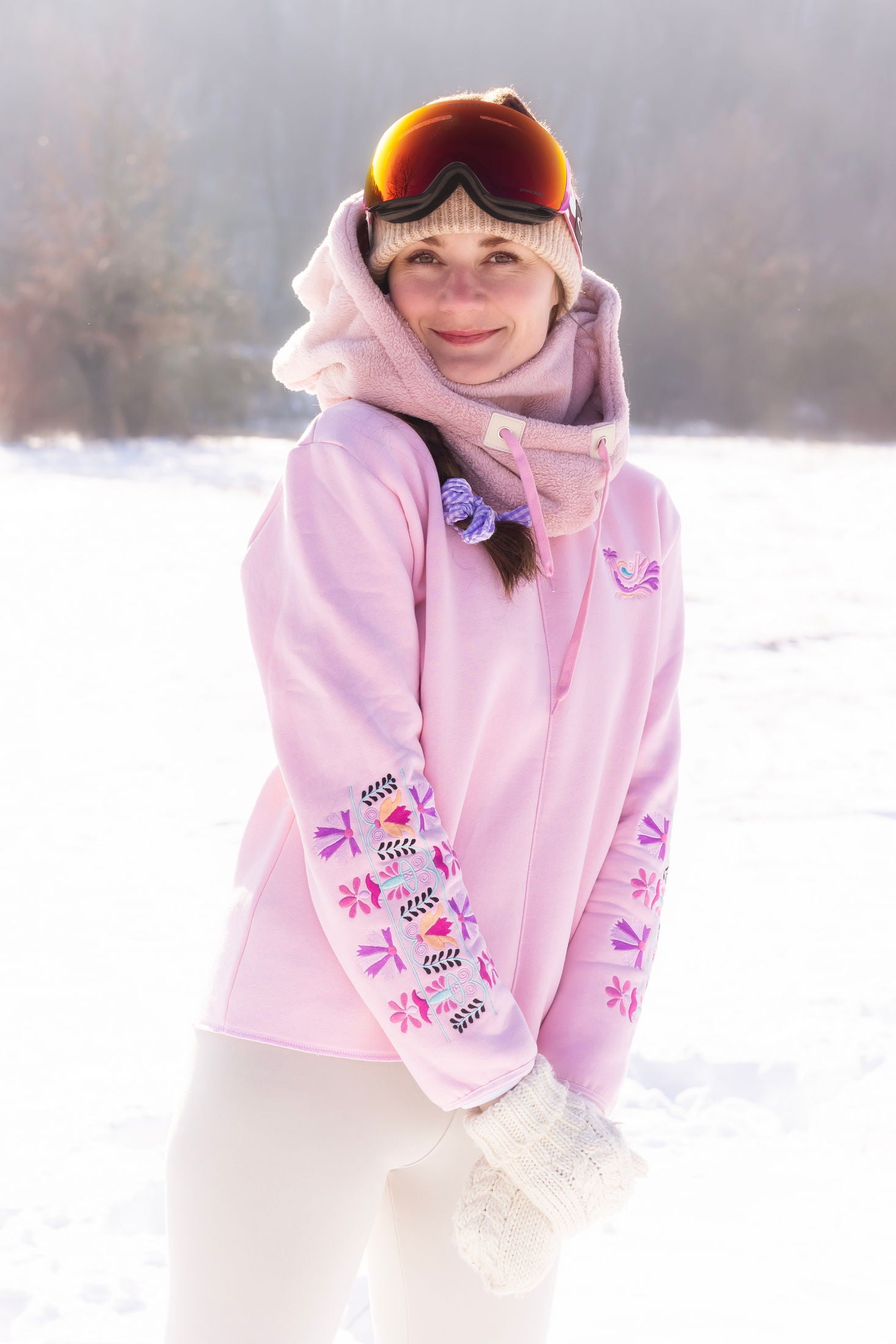 Ružová mikina Slovenské devy