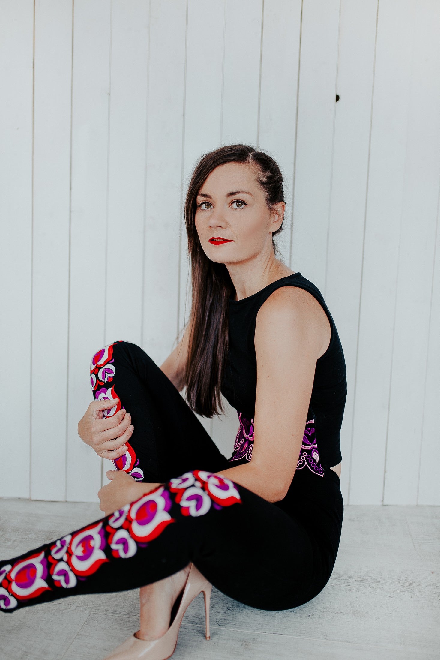 Čierny Crop top Solčanská