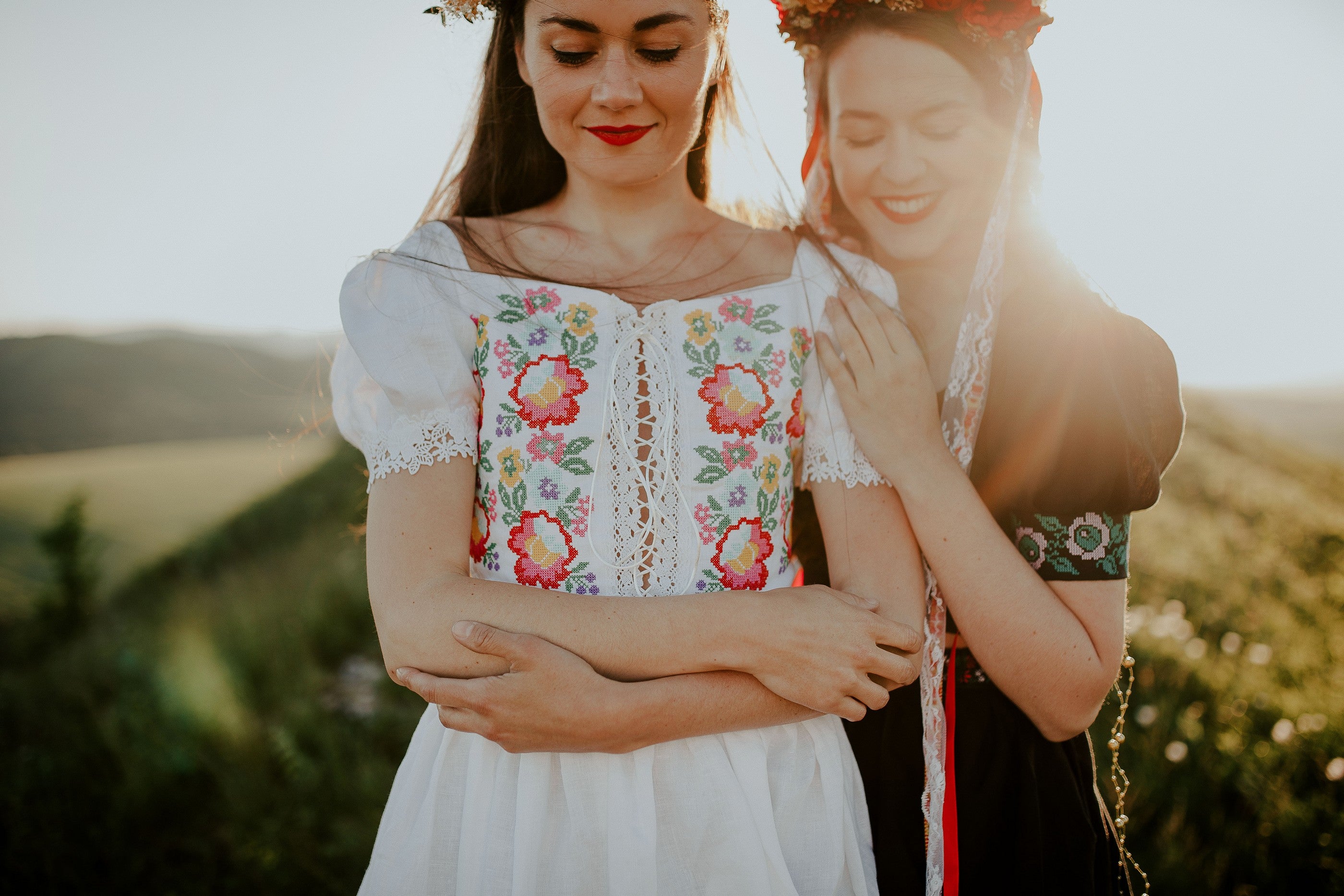 Crop top Zámutovské kvety