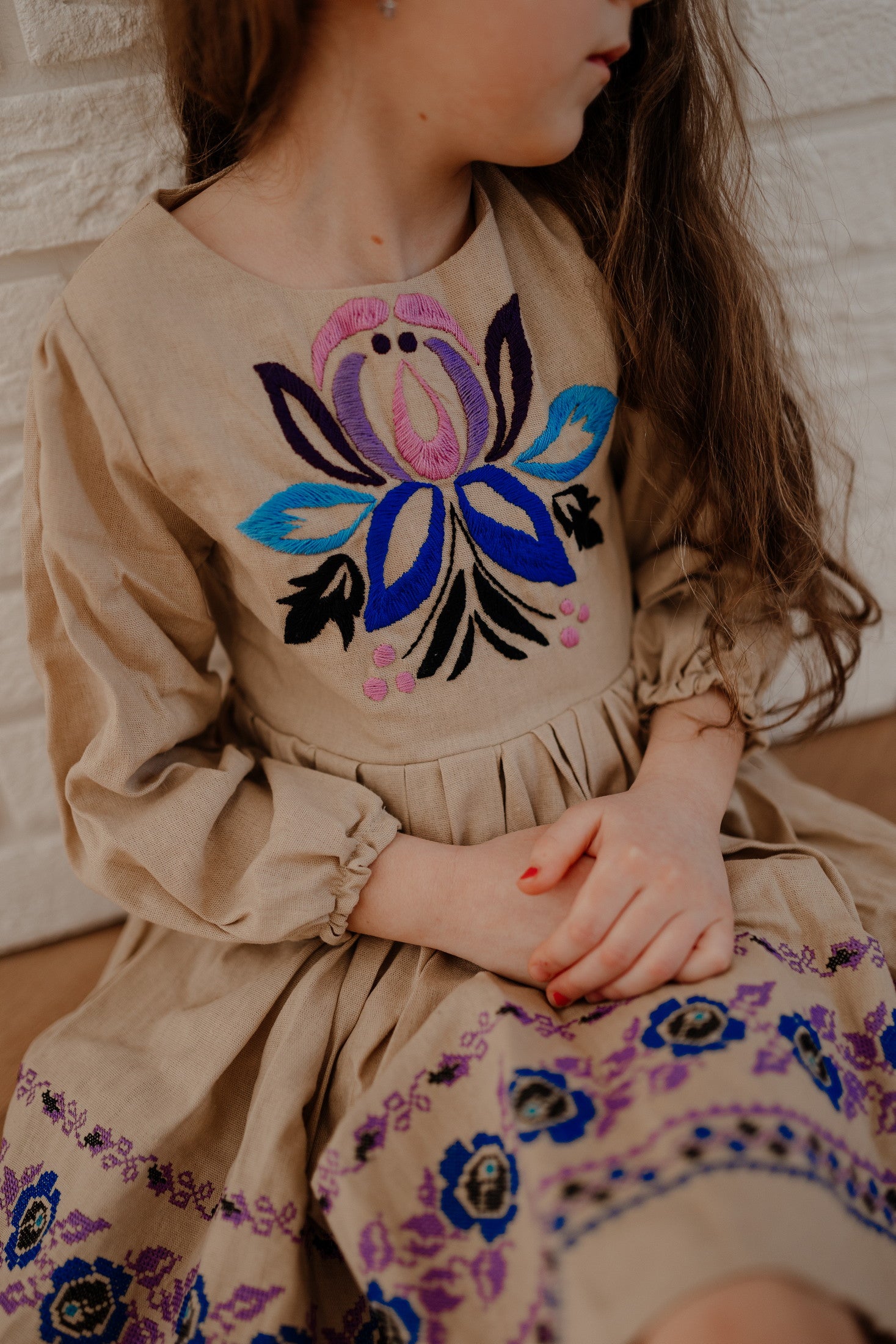 Detské šaty Zámutovské kvety